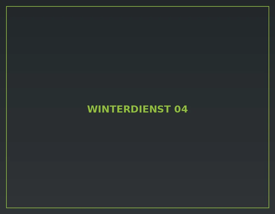 Referenz aus dem Bereich Winterdienst