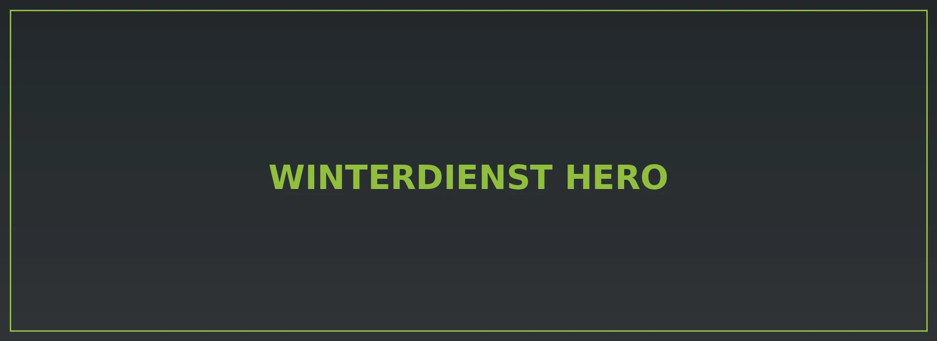 Winterdienst von HD Objektservice